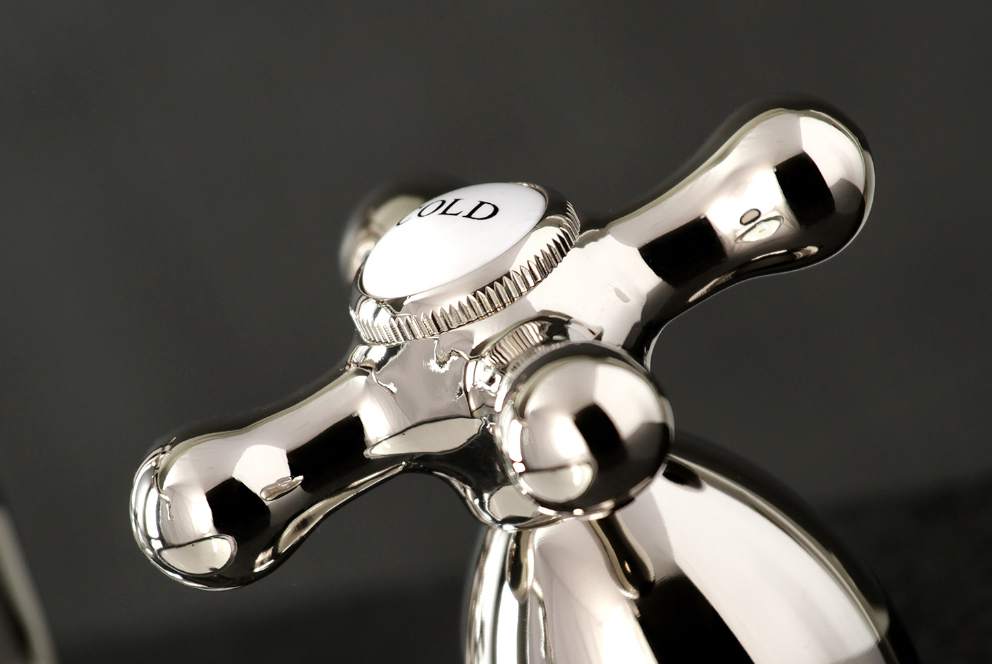 Heritage 8 in. Widespread Bathroom Faucet Cross Handles