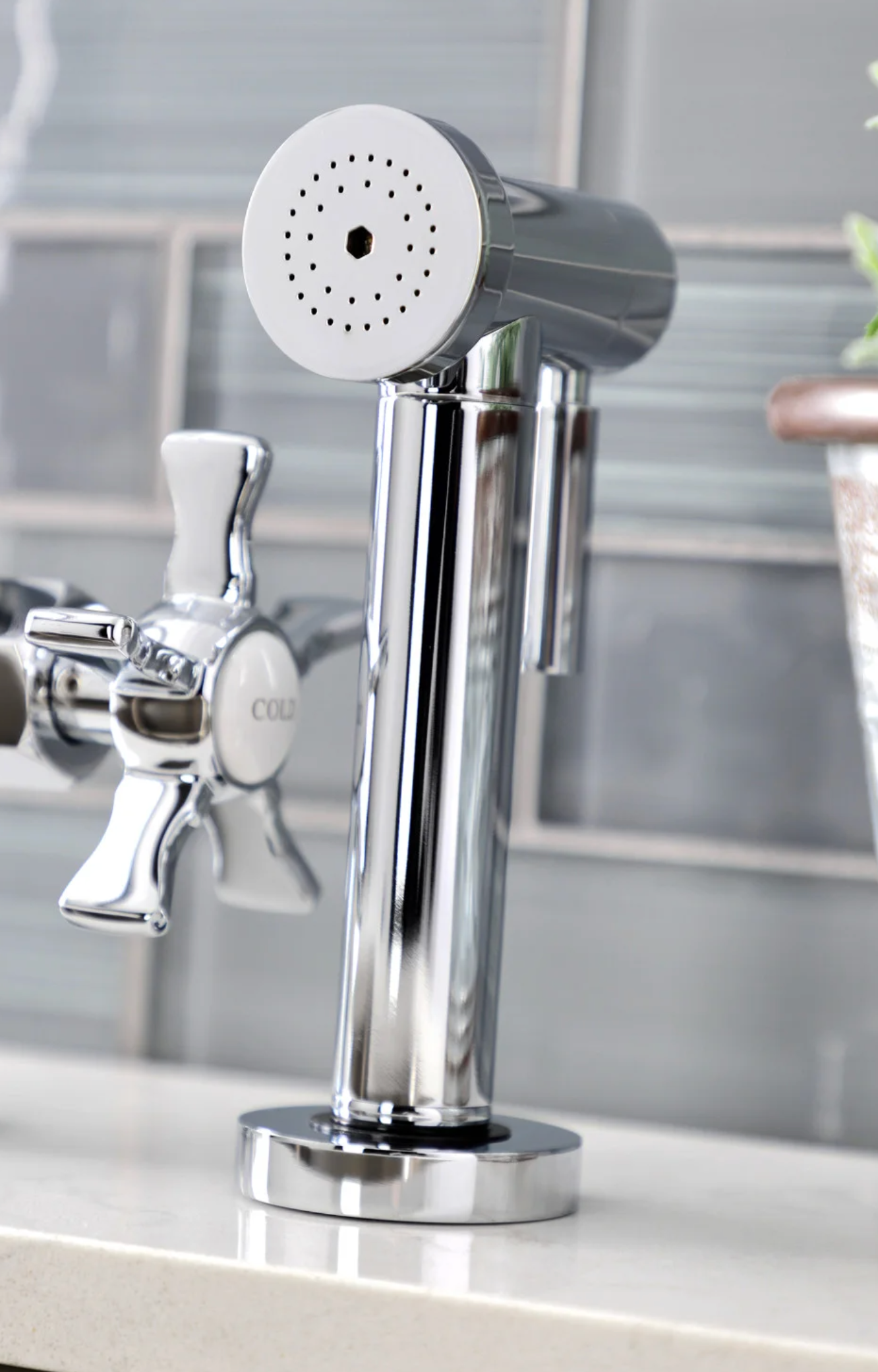 Industrial taps for kitchen and bathroom