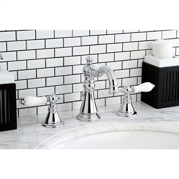 2 Handle Widespread Lavatory Faucet with Pop Up