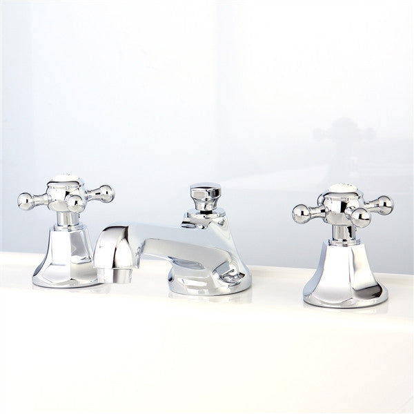 Two Handle Widespread Lavatory Faucet with Pop Up