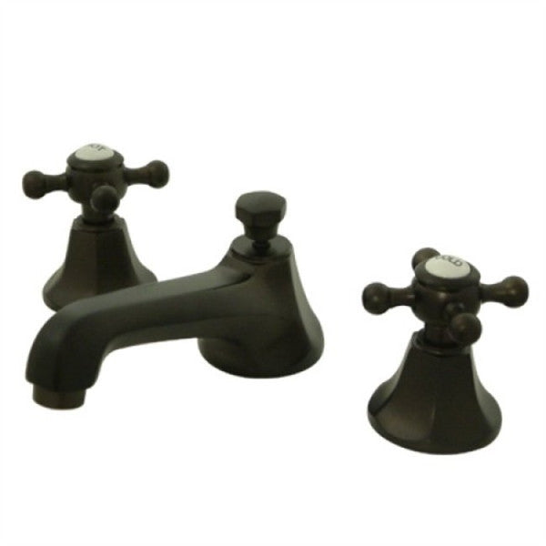 Contemporary Widespread Lavatory Faucet with Brass Pop-up