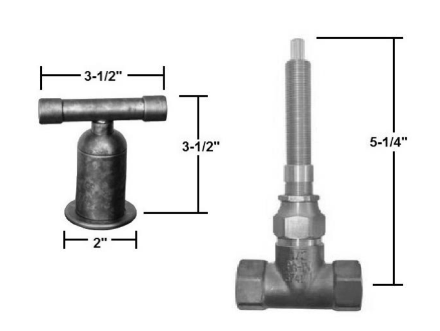 In Wall Volume Control Shower Valve