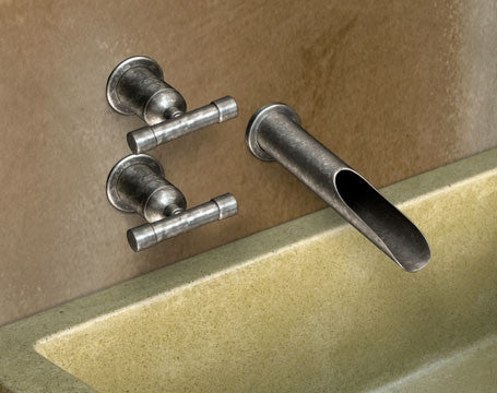 Wall Mount Faucet with Waterfall Spout