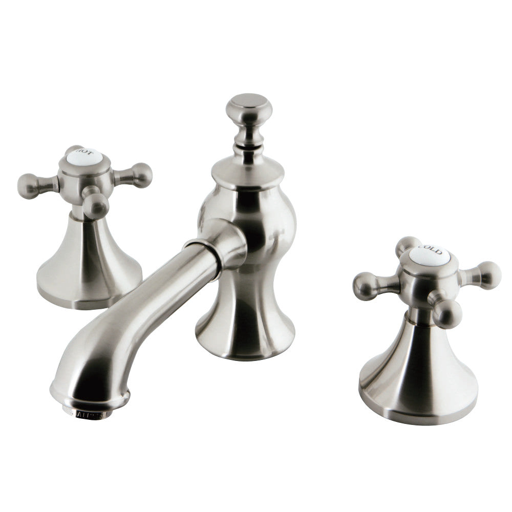 English Country Widespread Lavatory Faucet with Cross Handles