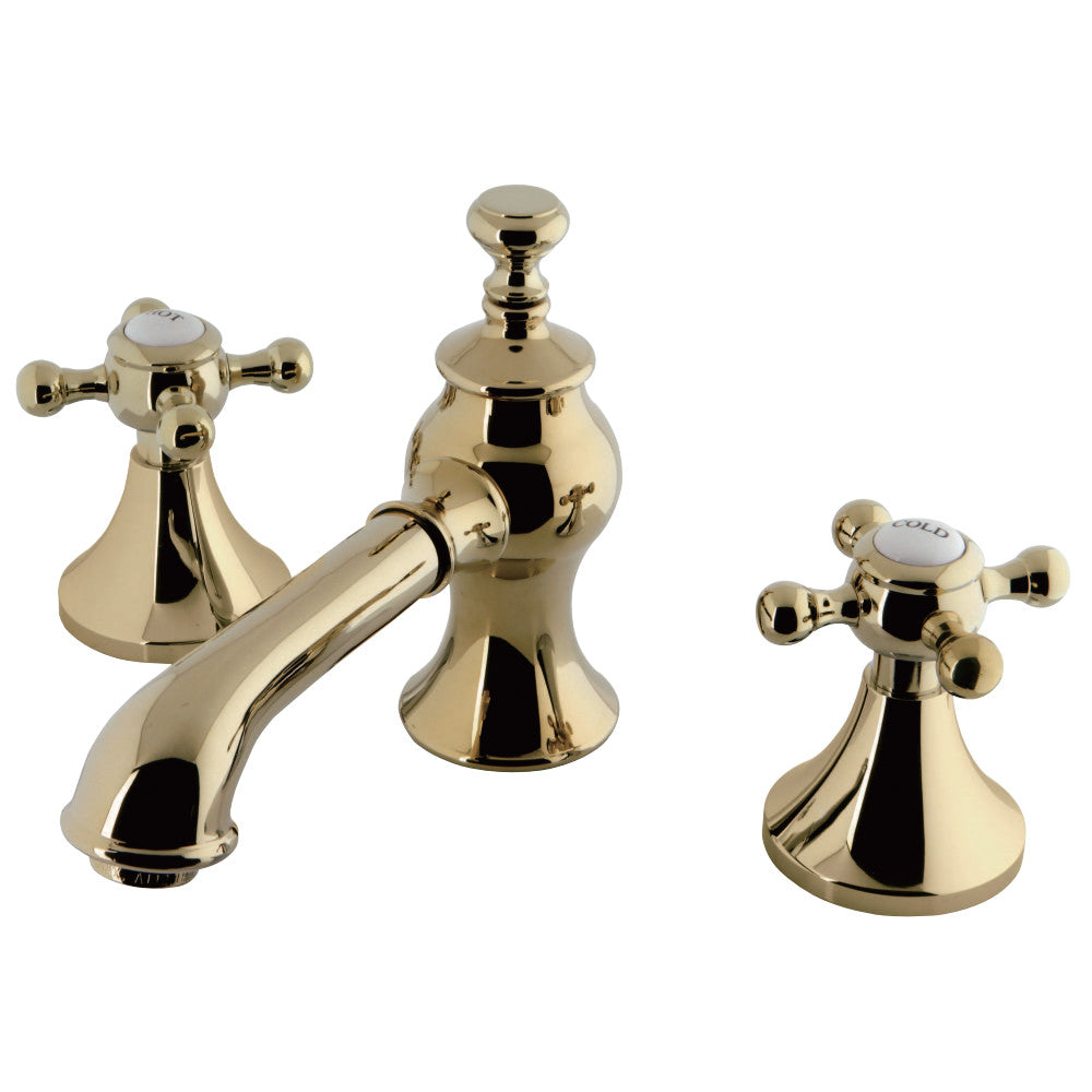 English Country Widespread Lavatory Faucet with Cross Handles