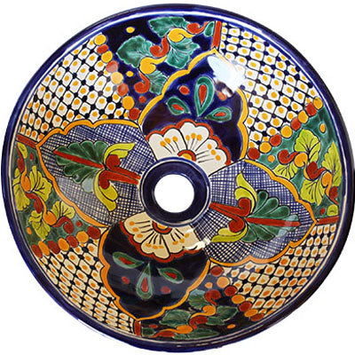 14" Small Janitzio Talavera Vessel Sink